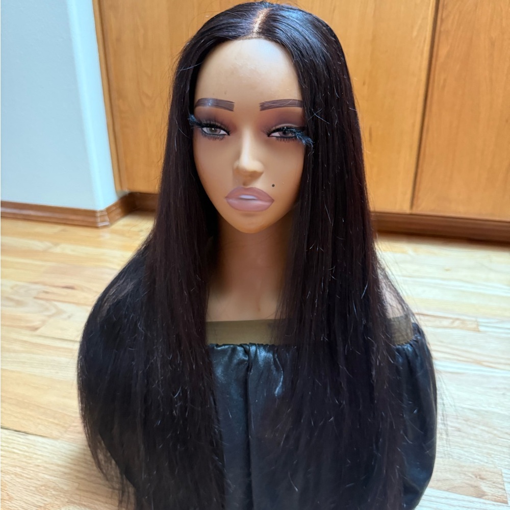 Elegant Long Black Hair Wig for Women